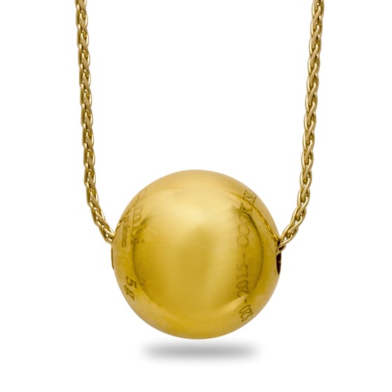 2015 5 gram Cook Islands $20 Gold Sphere Valcambi (w/Chain) 2015 5 gram Cook Islands $20 Gold Sphere Valcambi (w/Chain)